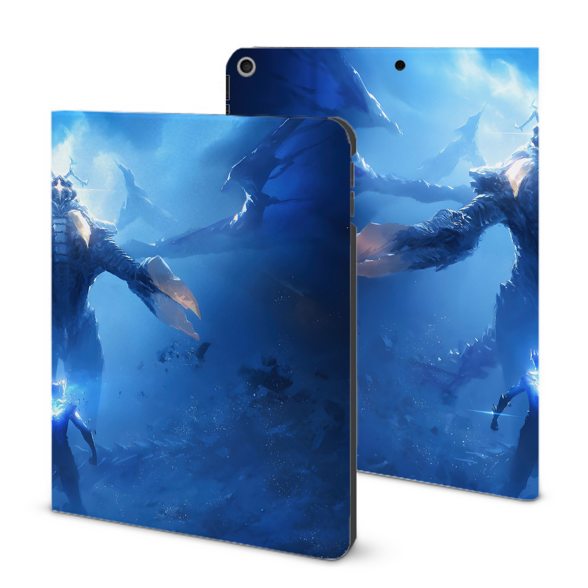 （画像用） ウルトラマン Ultraman IPad ケース ブック型 PUレザー TPU 耐衝撃 軽量 薄型 ペン収納なし 全面保護 IPad 各モデル対応